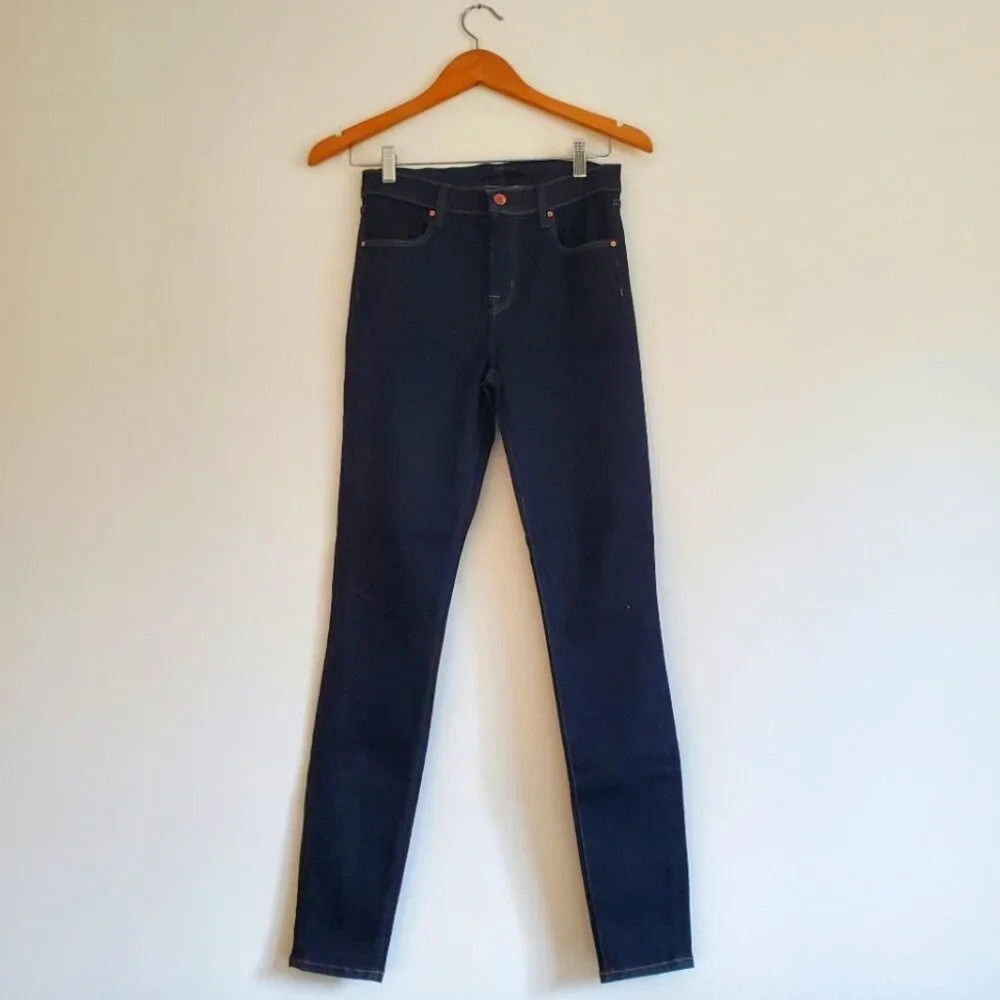 J BRAND | Maria High Rise Skinny Dark Indigo Denim Jeans (Size 26)
